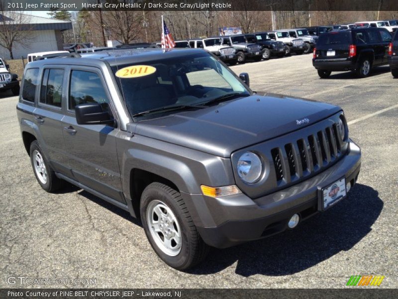 Mineral Gray Metallic / Dark Slate Gray/Light Pebble 2011 Jeep Patriot Sport