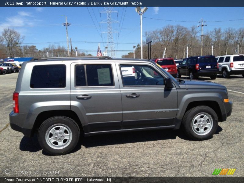 Mineral Gray Metallic / Dark Slate Gray/Light Pebble 2011 Jeep Patriot Sport