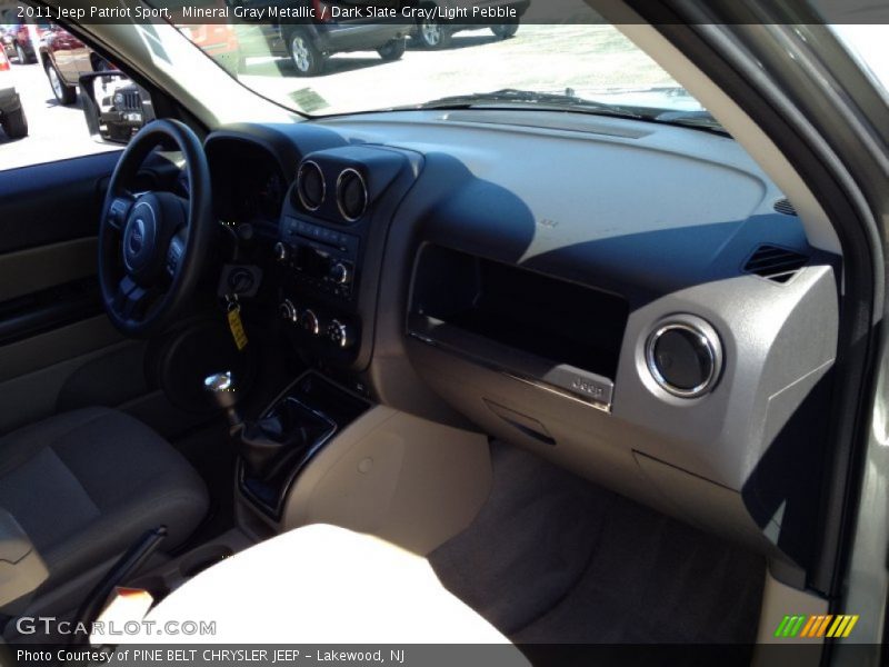 Mineral Gray Metallic / Dark Slate Gray/Light Pebble 2011 Jeep Patriot Sport