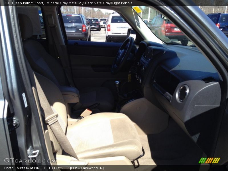 Mineral Gray Metallic / Dark Slate Gray/Light Pebble 2011 Jeep Patriot Sport