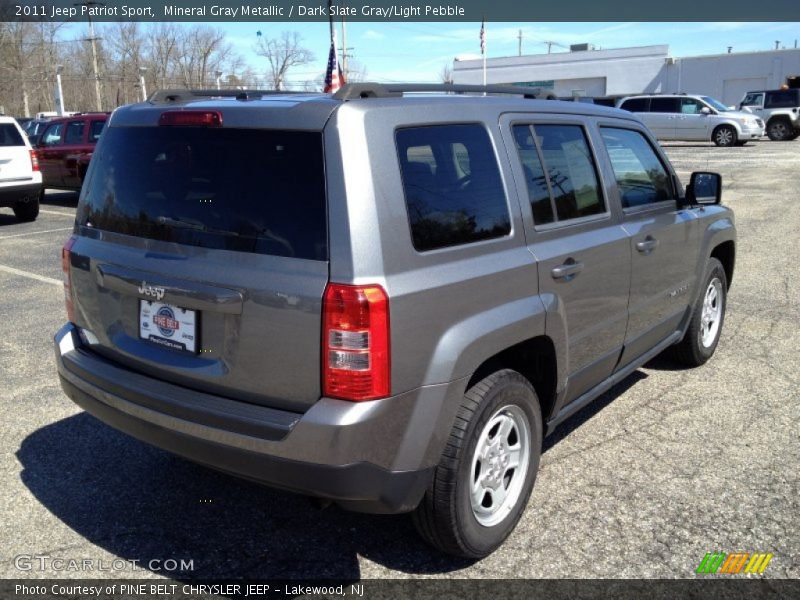 Mineral Gray Metallic / Dark Slate Gray/Light Pebble 2011 Jeep Patriot Sport