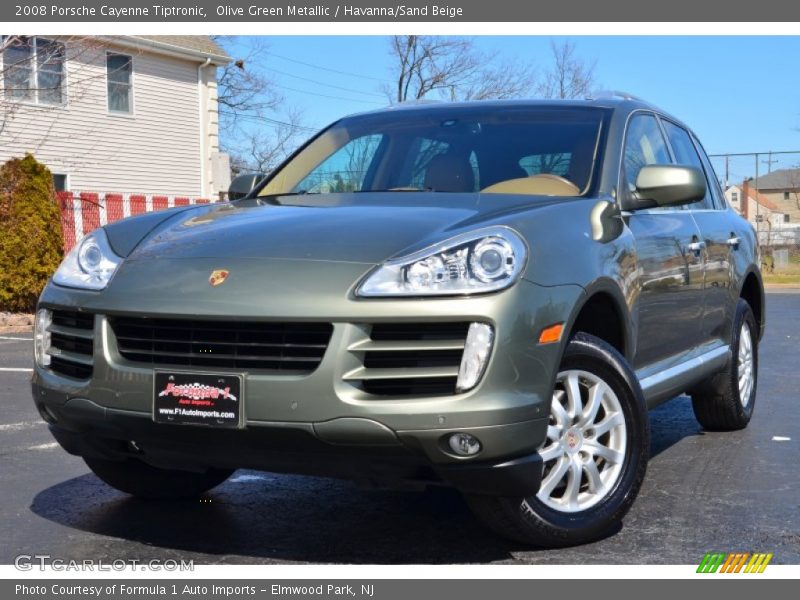 Olive Green Metallic / Havanna/Sand Beige 2008 Porsche Cayenne Tiptronic