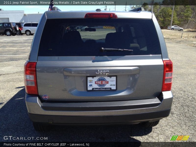 Mineral Gray Metallic / Dark Slate Gray/Light Pebble 2011 Jeep Patriot Sport