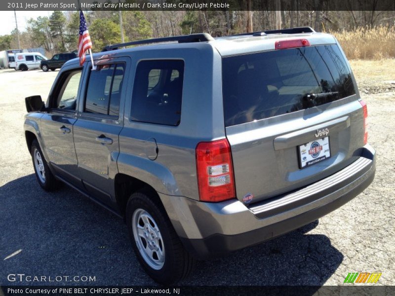 Mineral Gray Metallic / Dark Slate Gray/Light Pebble 2011 Jeep Patriot Sport