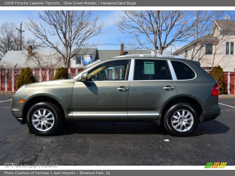 Olive Green Metallic / Havanna/Sand Beige 2008 Porsche Cayenne Tiptronic