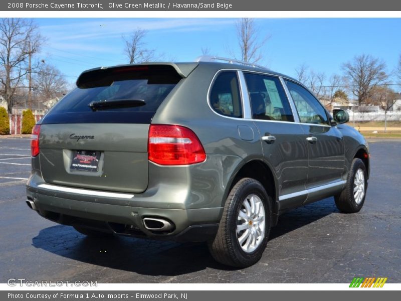 Olive Green Metallic / Havanna/Sand Beige 2008 Porsche Cayenne Tiptronic