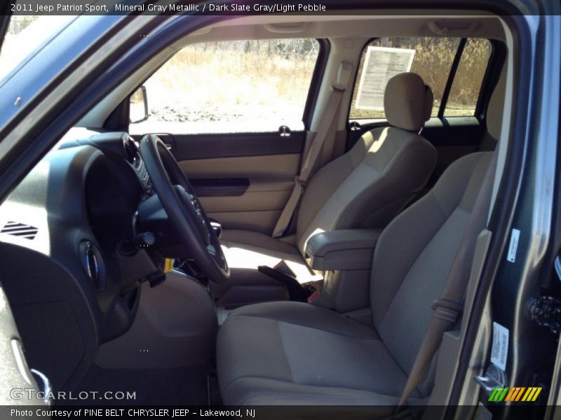 Mineral Gray Metallic / Dark Slate Gray/Light Pebble 2011 Jeep Patriot Sport