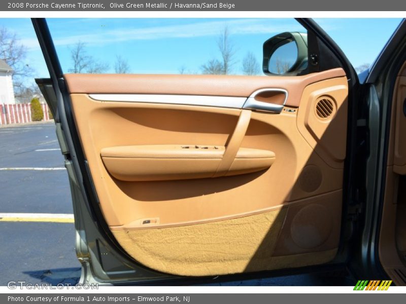 Olive Green Metallic / Havanna/Sand Beige 2008 Porsche Cayenne Tiptronic