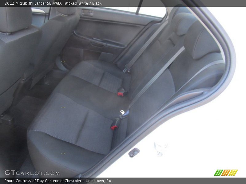 Wicked White / Black 2012 Mitsubishi Lancer SE AWD