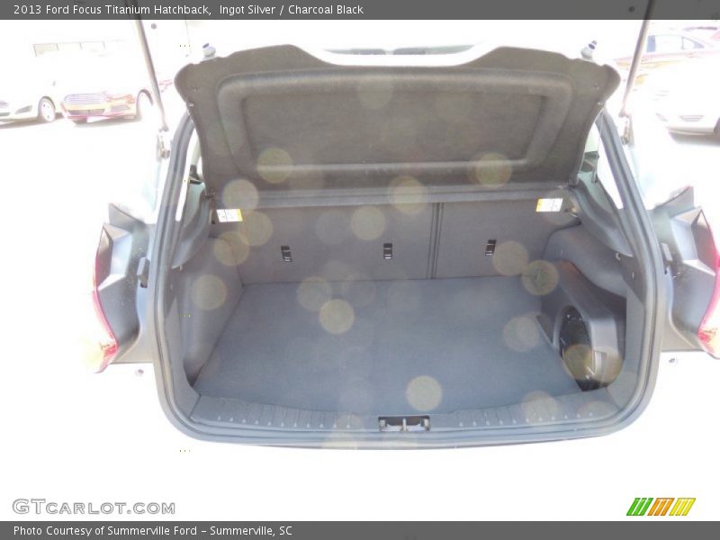 Ingot Silver / Charcoal Black 2013 Ford Focus Titanium Hatchback