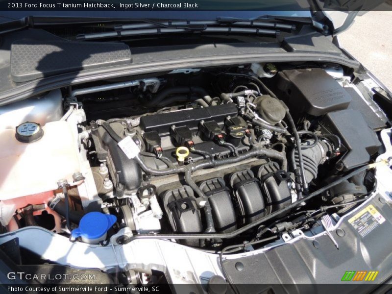 Ingot Silver / Charcoal Black 2013 Ford Focus Titanium Hatchback