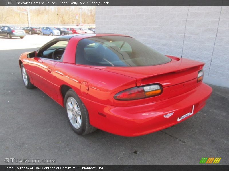 Bright Rally Red / Ebony Black 2002 Chevrolet Camaro Coupe