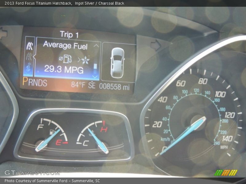 Ingot Silver / Charcoal Black 2013 Ford Focus Titanium Hatchback