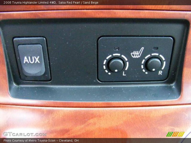 Salsa Red Pearl / Sand Beige 2008 Toyota Highlander Limited 4WD