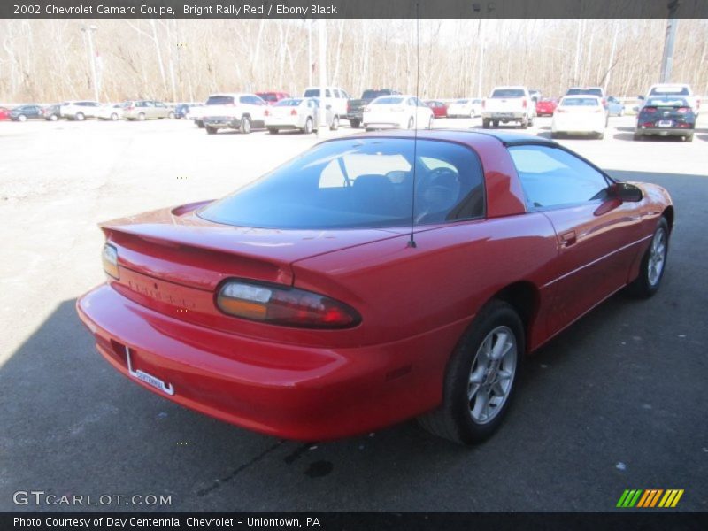 Bright Rally Red / Ebony Black 2002 Chevrolet Camaro Coupe