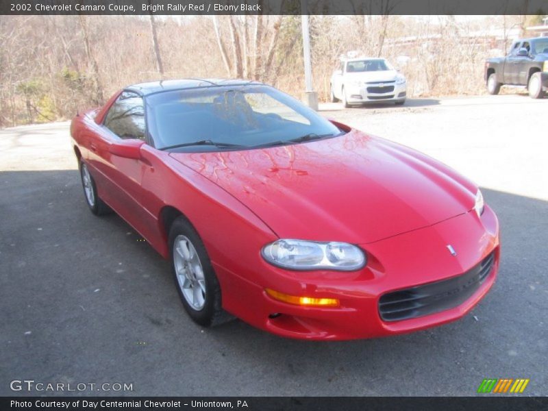 Bright Rally Red / Ebony Black 2002 Chevrolet Camaro Coupe