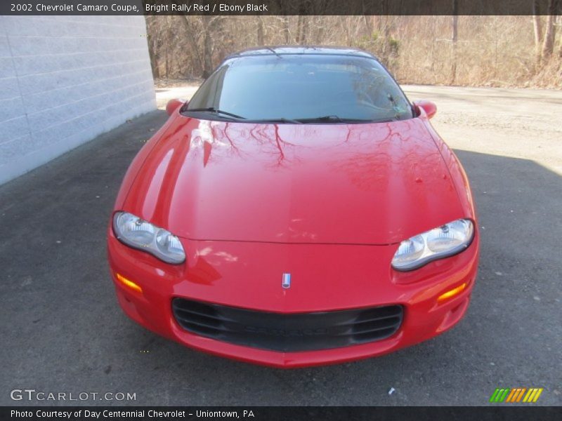 Bright Rally Red / Ebony Black 2002 Chevrolet Camaro Coupe