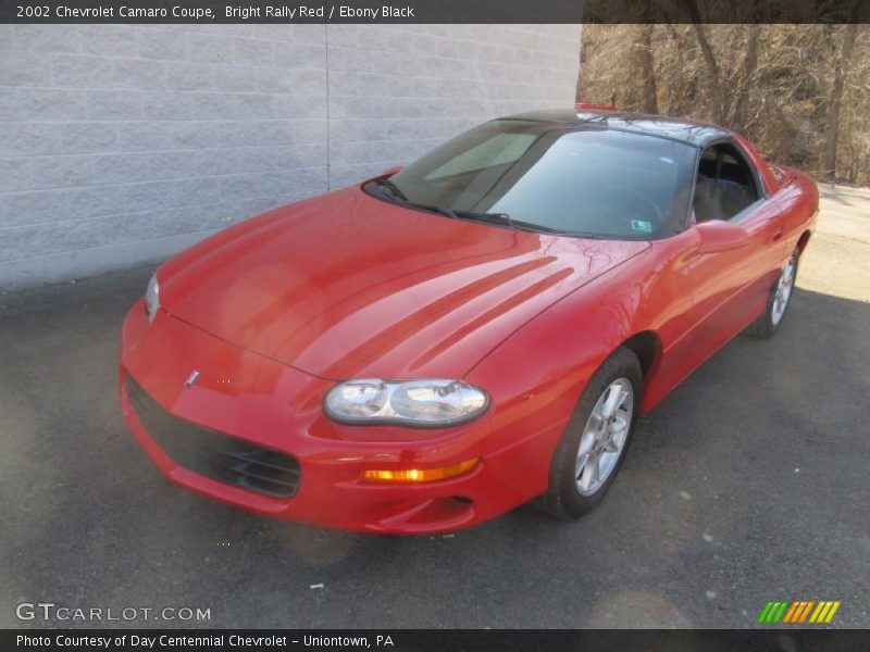 Bright Rally Red / Ebony Black 2002 Chevrolet Camaro Coupe