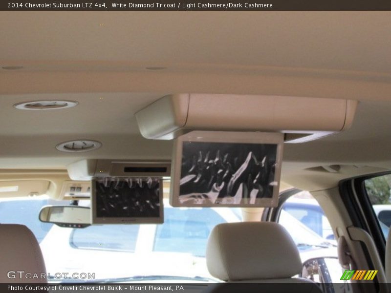 White Diamond Tricoat / Light Cashmere/Dark Cashmere 2014 Chevrolet Suburban LTZ 4x4