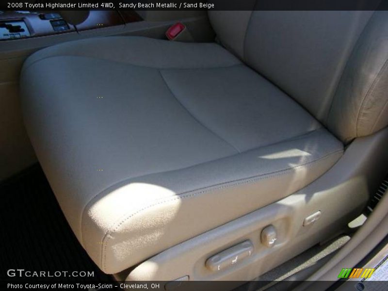 Sandy Beach Metallic / Sand Beige 2008 Toyota Highlander Limited 4WD