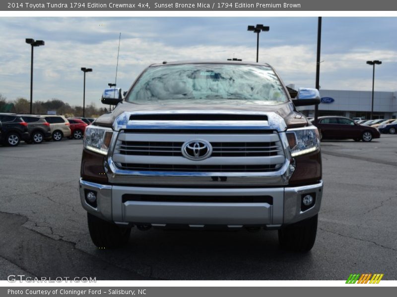 Sunset Bronze Mica / 1794 Edition Premium Brown 2014 Toyota Tundra 1794 Edition Crewmax 4x4