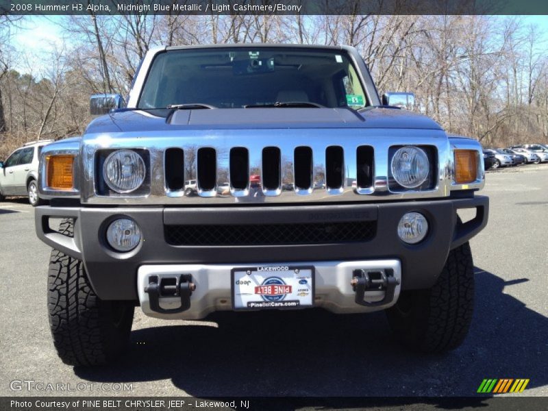 Midnight Blue Metallic / Light Cashmere/Ebony 2008 Hummer H3 Alpha