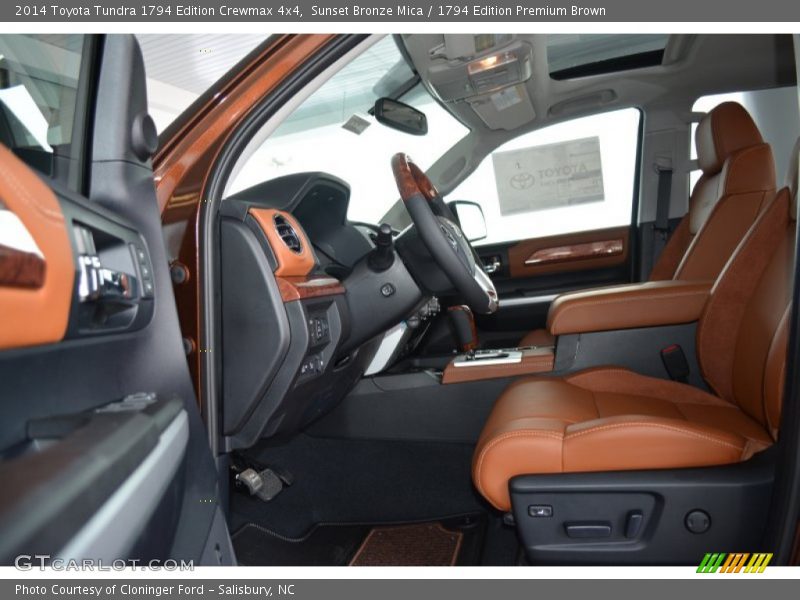 Sunset Bronze Mica / 1794 Edition Premium Brown 2014 Toyota Tundra 1794 Edition Crewmax 4x4