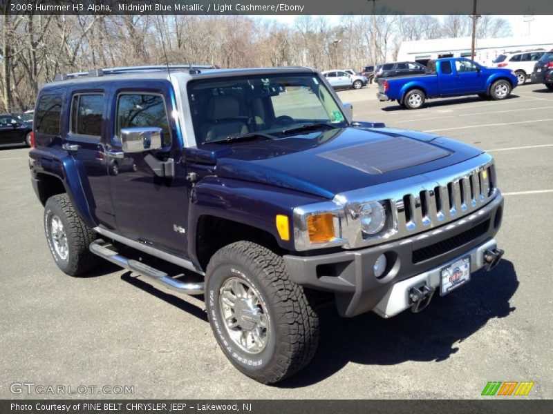 Midnight Blue Metallic / Light Cashmere/Ebony 2008 Hummer H3 Alpha