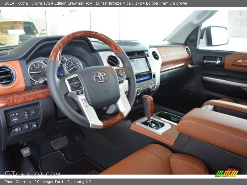 Sunset Bronze Mica / 1794 Edition Premium Brown 2014 Toyota Tundra 1794 Edition Crewmax 4x4