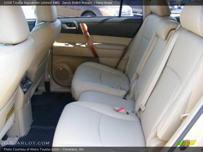 Sandy Beach Metallic / Sand Beige 2008 Toyota Highlander Limited 4WD