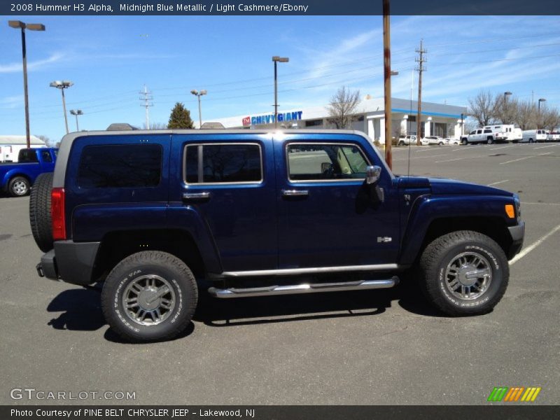 Midnight Blue Metallic / Light Cashmere/Ebony 2008 Hummer H3 Alpha