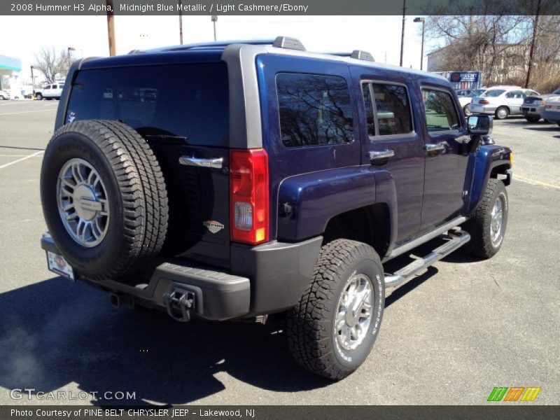 Midnight Blue Metallic / Light Cashmere/Ebony 2008 Hummer H3 Alpha
