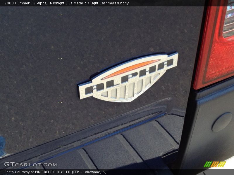 Midnight Blue Metallic / Light Cashmere/Ebony 2008 Hummer H3 Alpha