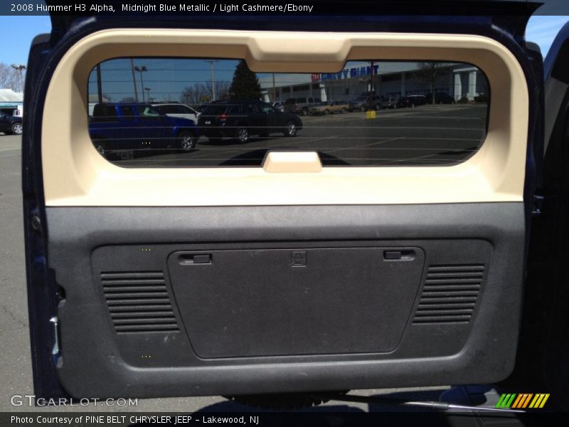 Midnight Blue Metallic / Light Cashmere/Ebony 2008 Hummer H3 Alpha