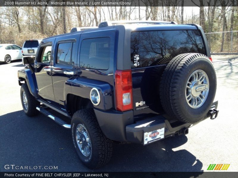 Midnight Blue Metallic / Light Cashmere/Ebony 2008 Hummer H3 Alpha