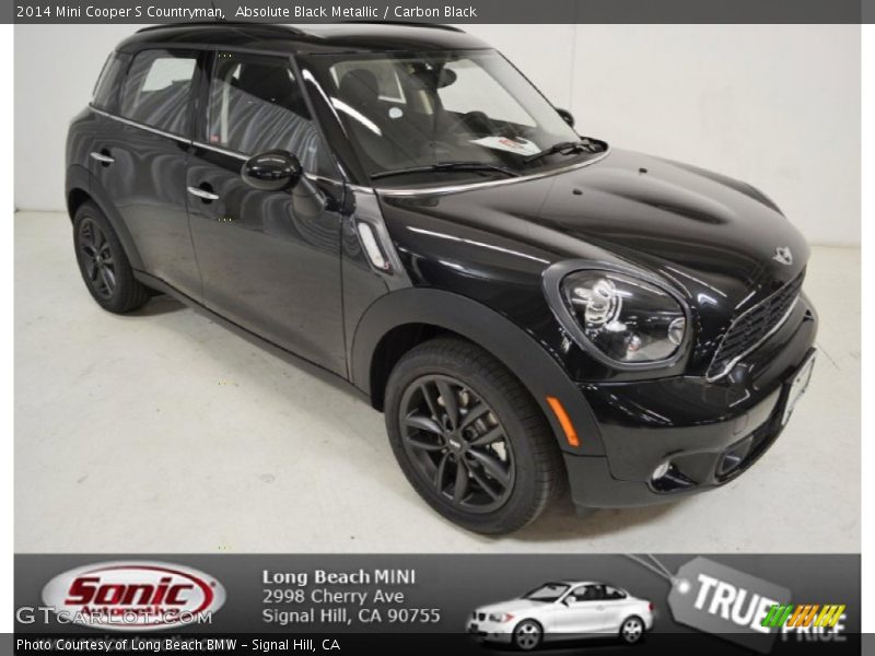 Absolute Black Metallic / Carbon Black 2014 Mini Cooper S Countryman