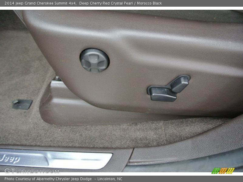 Deep Cherry Red Crystal Pearl / Morocco Black 2014 Jeep Grand Cherokee Summit 4x4