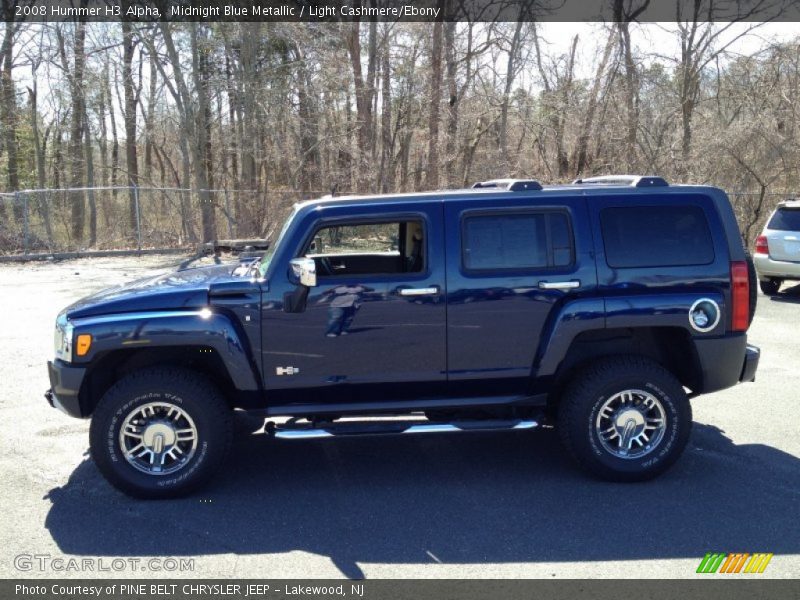 Midnight Blue Metallic / Light Cashmere/Ebony 2008 Hummer H3 Alpha