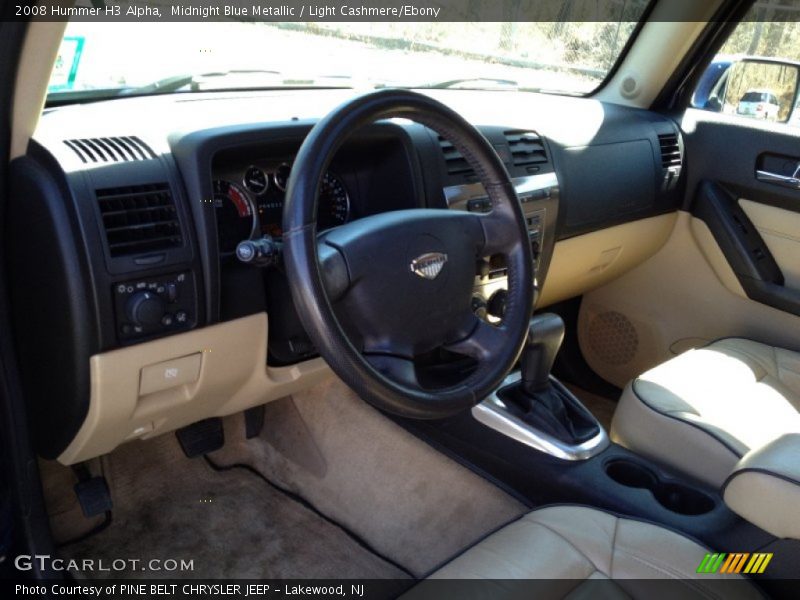 Midnight Blue Metallic / Light Cashmere/Ebony 2008 Hummer H3 Alpha