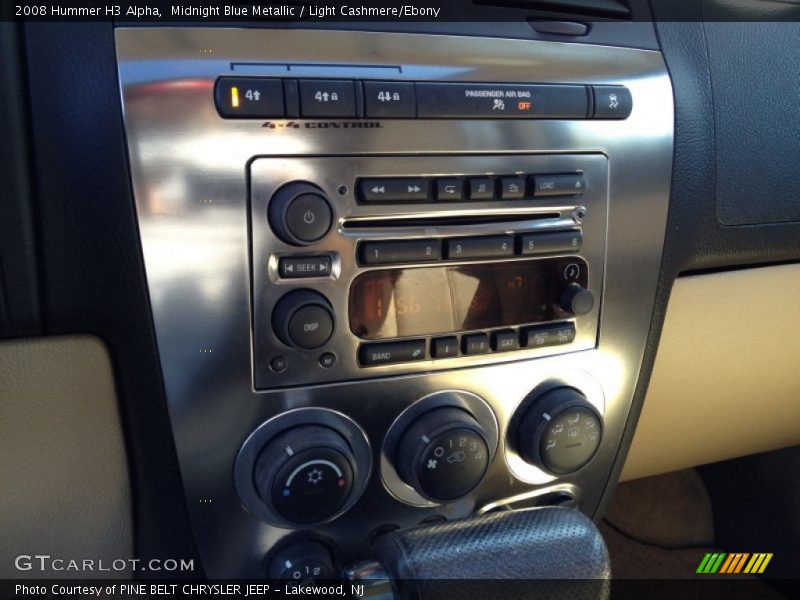 Midnight Blue Metallic / Light Cashmere/Ebony 2008 Hummer H3 Alpha