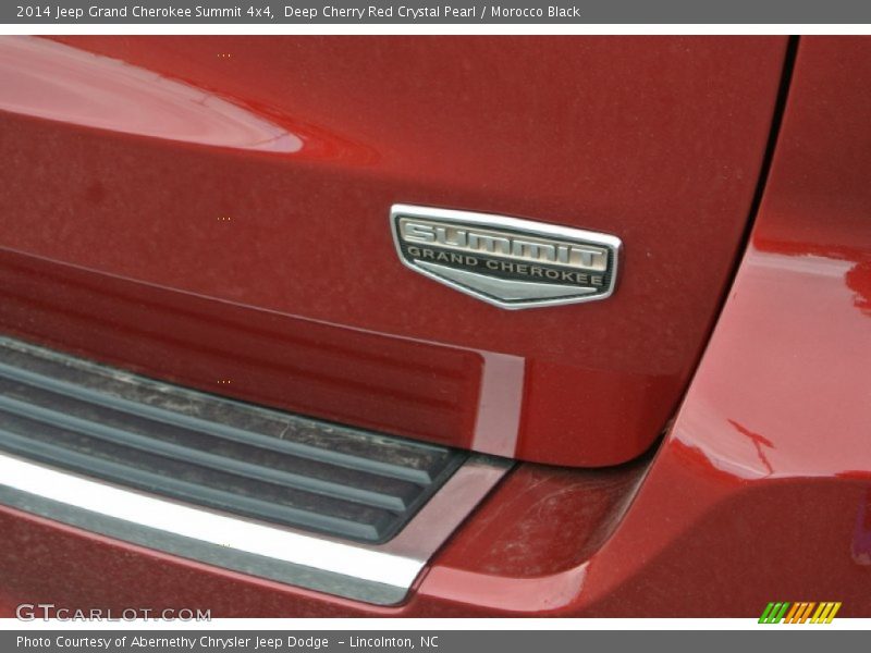 Deep Cherry Red Crystal Pearl / Morocco Black 2014 Jeep Grand Cherokee Summit 4x4
