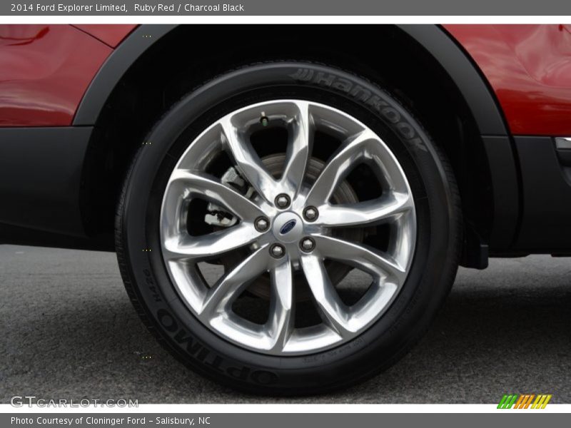 Ruby Red / Charcoal Black 2014 Ford Explorer Limited