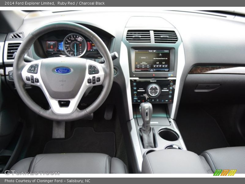 Ruby Red / Charcoal Black 2014 Ford Explorer Limited