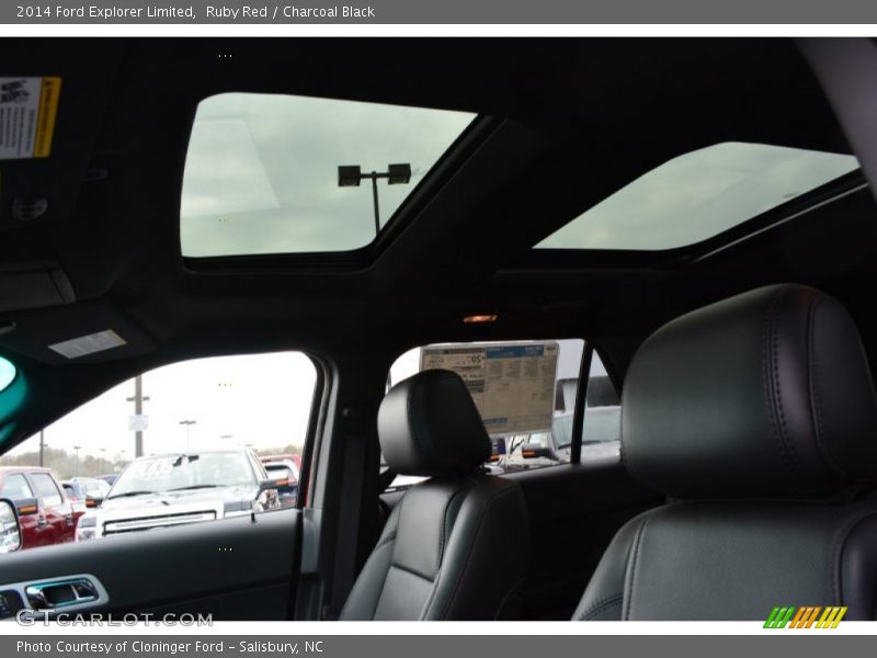 Ruby Red / Charcoal Black 2014 Ford Explorer Limited