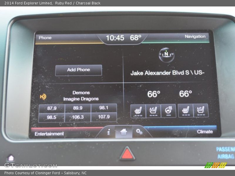 Ruby Red / Charcoal Black 2014 Ford Explorer Limited