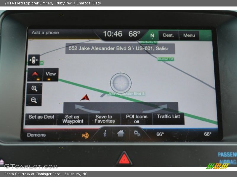 Ruby Red / Charcoal Black 2014 Ford Explorer Limited