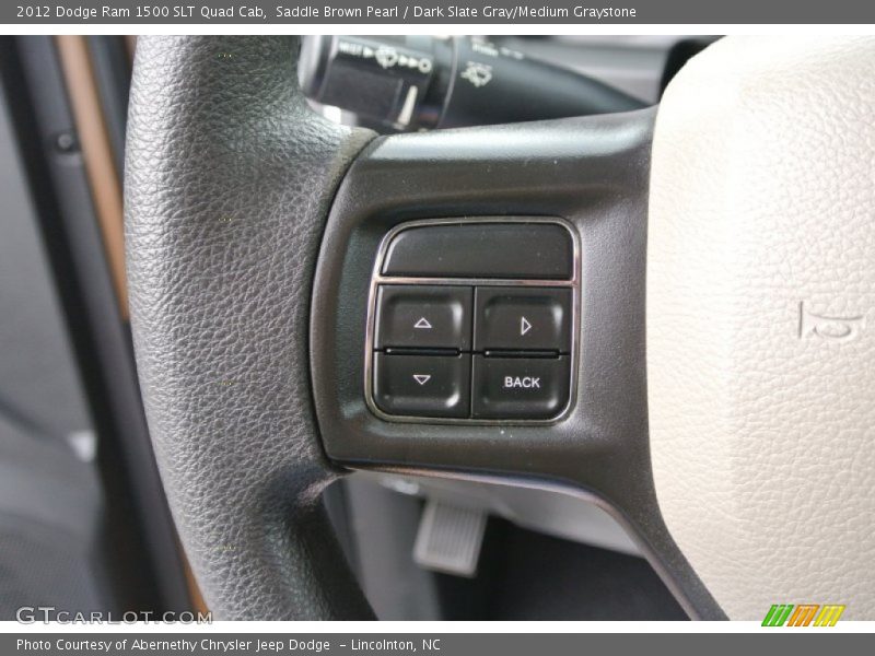 Saddle Brown Pearl / Dark Slate Gray/Medium Graystone 2012 Dodge Ram 1500 SLT Quad Cab