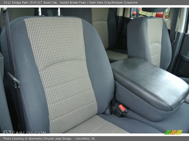 Saddle Brown Pearl / Dark Slate Gray/Medium Graystone 2012 Dodge Ram 1500 SLT Quad Cab