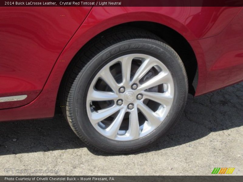 Crystal Red Tintcoat / Light Neutral 2014 Buick LaCrosse Leather