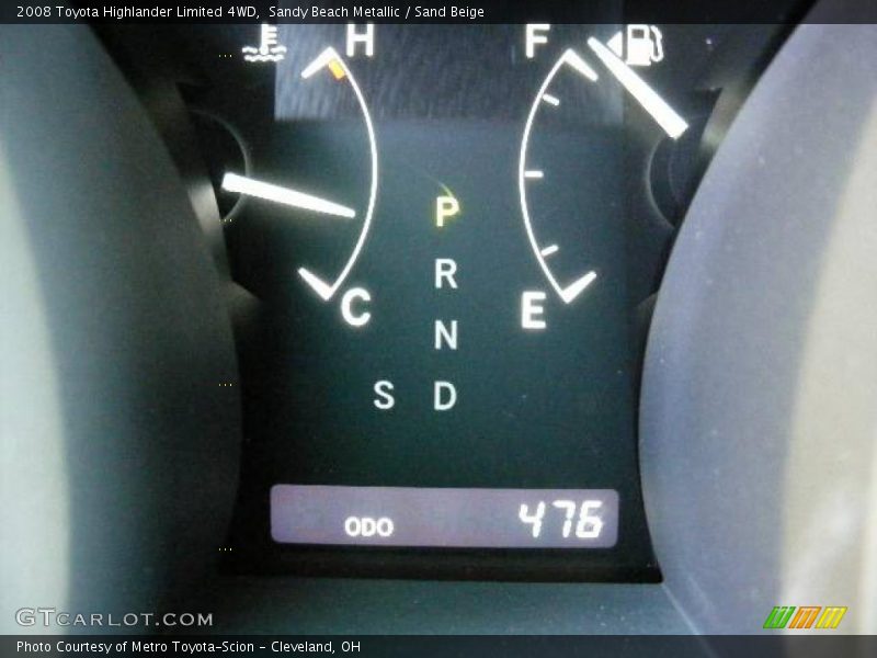 Sandy Beach Metallic / Sand Beige 2008 Toyota Highlander Limited 4WD